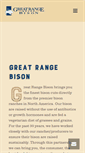 Mobile Screenshot of greatrangebison.com